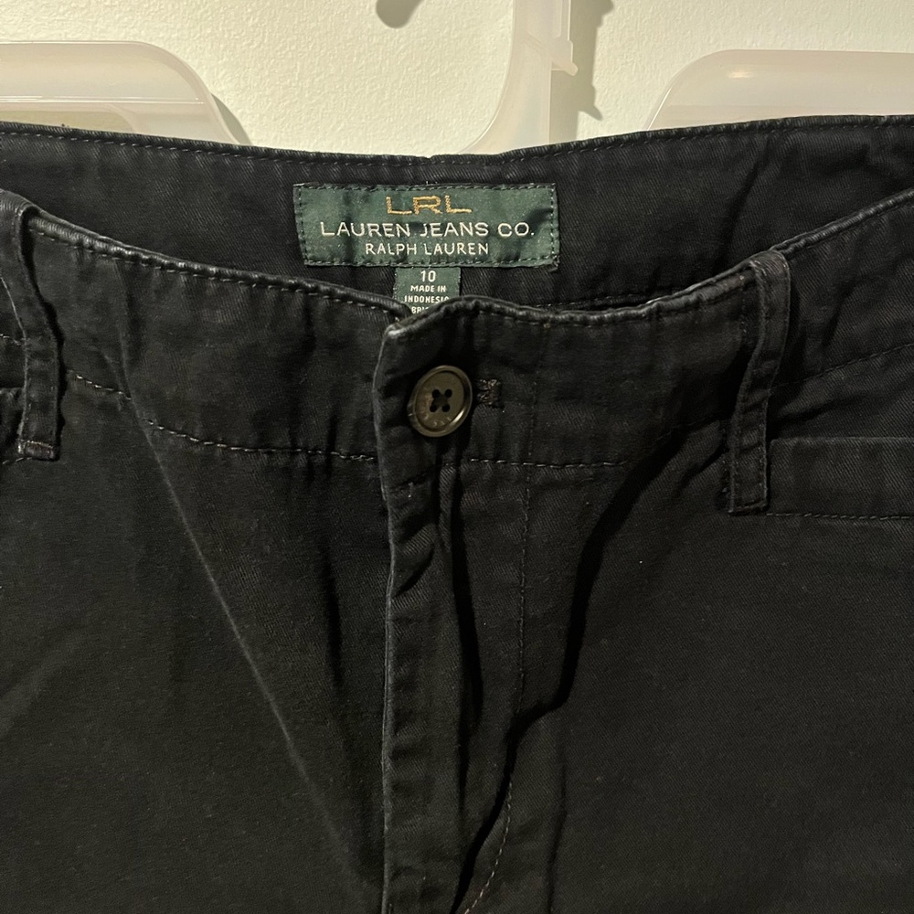 Ralph Lauren Women’s Black Bermuda Shorts, Size 10 - Picture 3 of 7